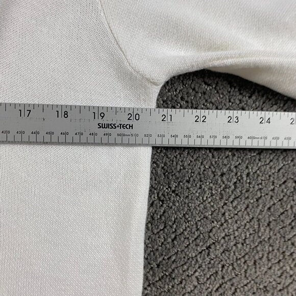 Vintage Seadoo Sea-Doo Bombardier Knit Sweater Mens Medium White Acrylic Jet Ski - Picture 8 of 9